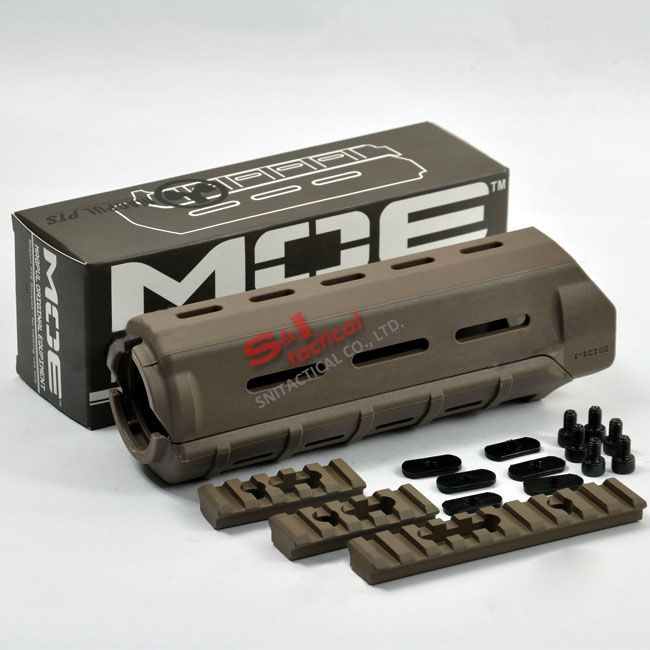 Magpul MOE Handguard Quad Rail System DE with Tri-rail DE